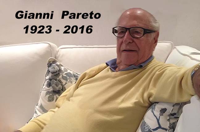 Gianni Pareto 1923 2016 nova
